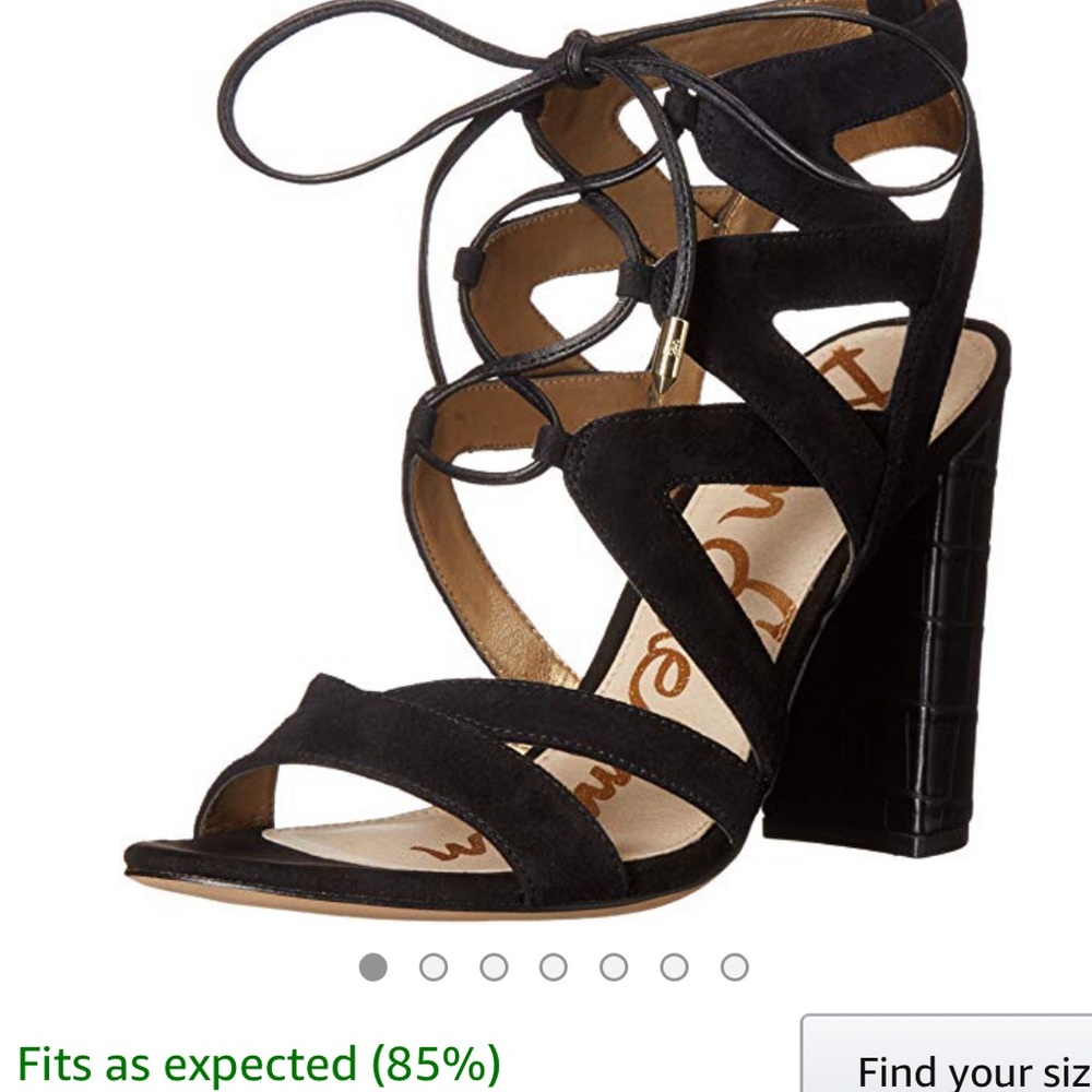 Black Sam Edelman yardley heels
